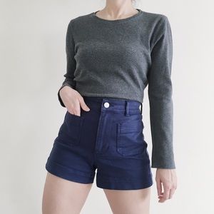 Vintage Gray Crew Neck Sweater